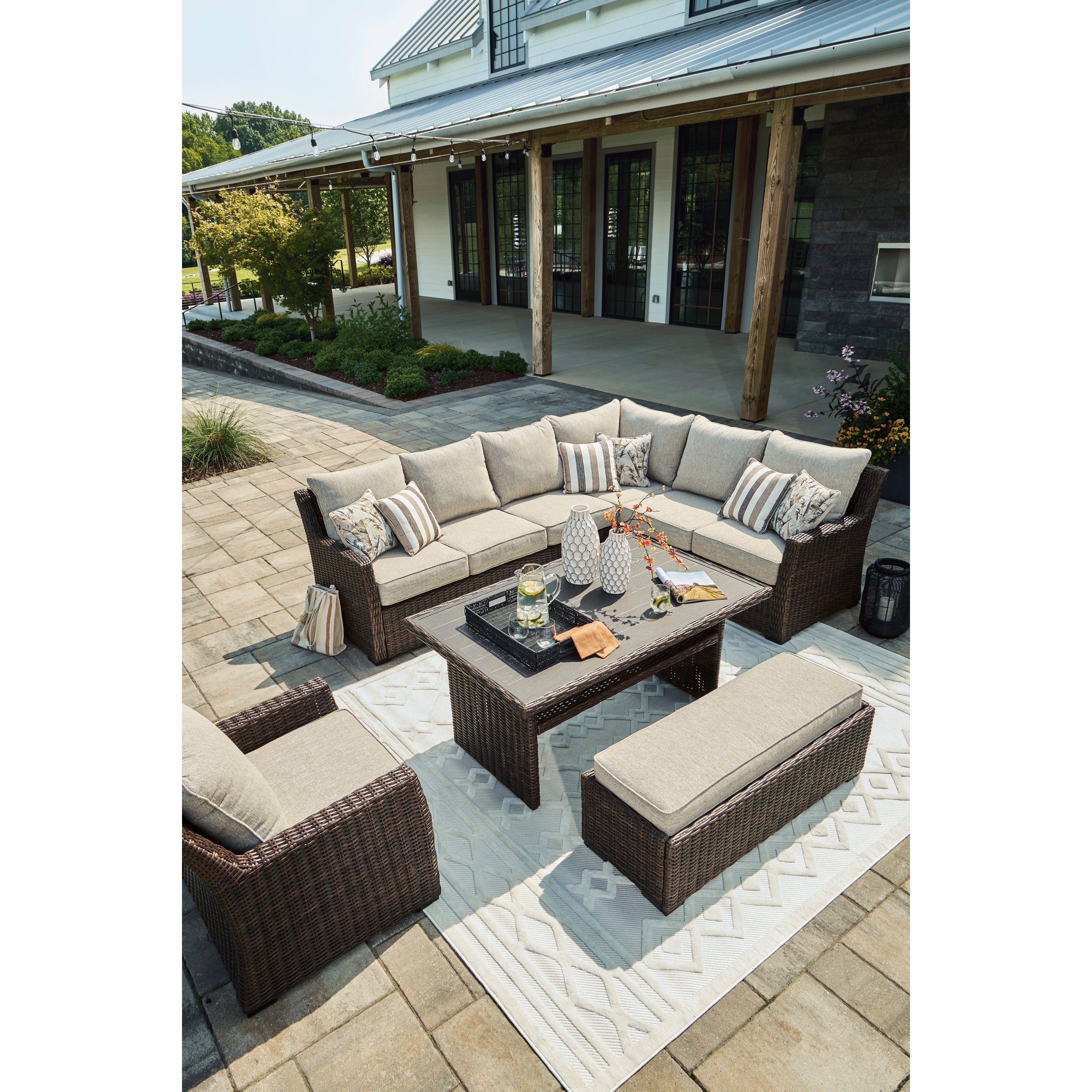 Sausalito Outdoor Comfy Banquette Seating Sets - New Design for 2024