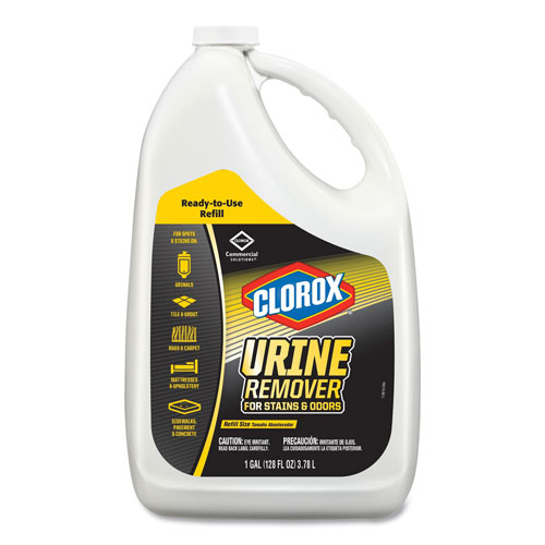 Clorox Urine Remover for Stains and Odors | 128 oz Refill Bottle， 4