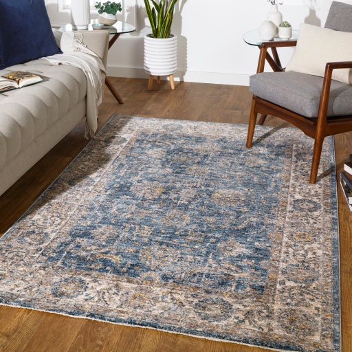 Mirabel Traditional Blue Rug