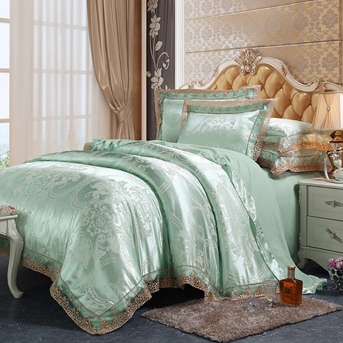 Adorna Cotton Satin Bed Set