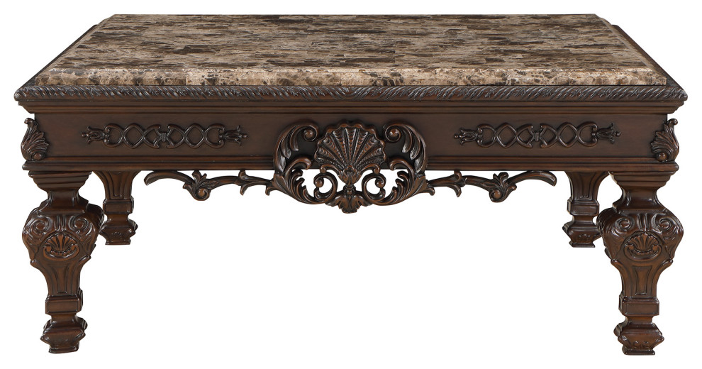 Traditional Living Room Coffee Table   Victorian   Coffee Tables   by Furniture Import  ampExport Inc.  Houzz