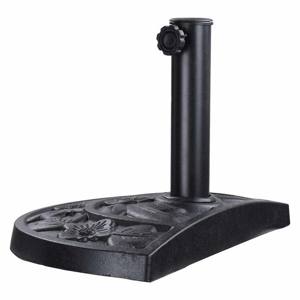 Yescom Patio Half Round Umbrella Base Stand 20Lb