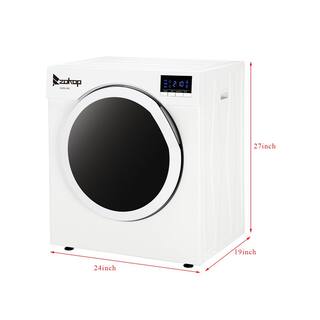 Winado 3.5 cu. ft. White Electric Dryer with LED Display 309219377317