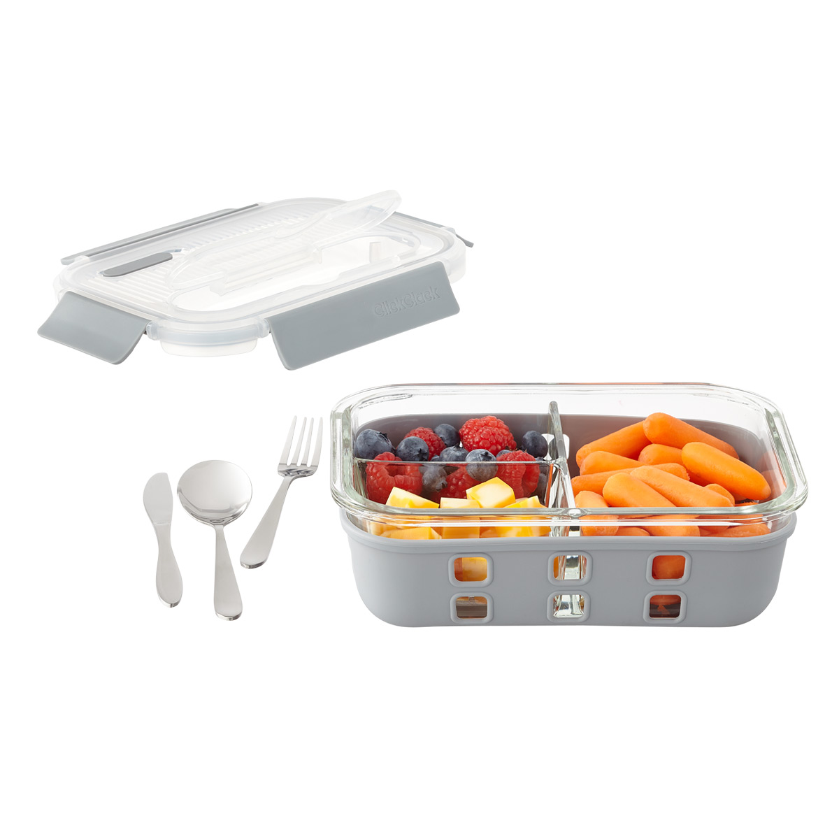 ClickClack Glass Food Storage