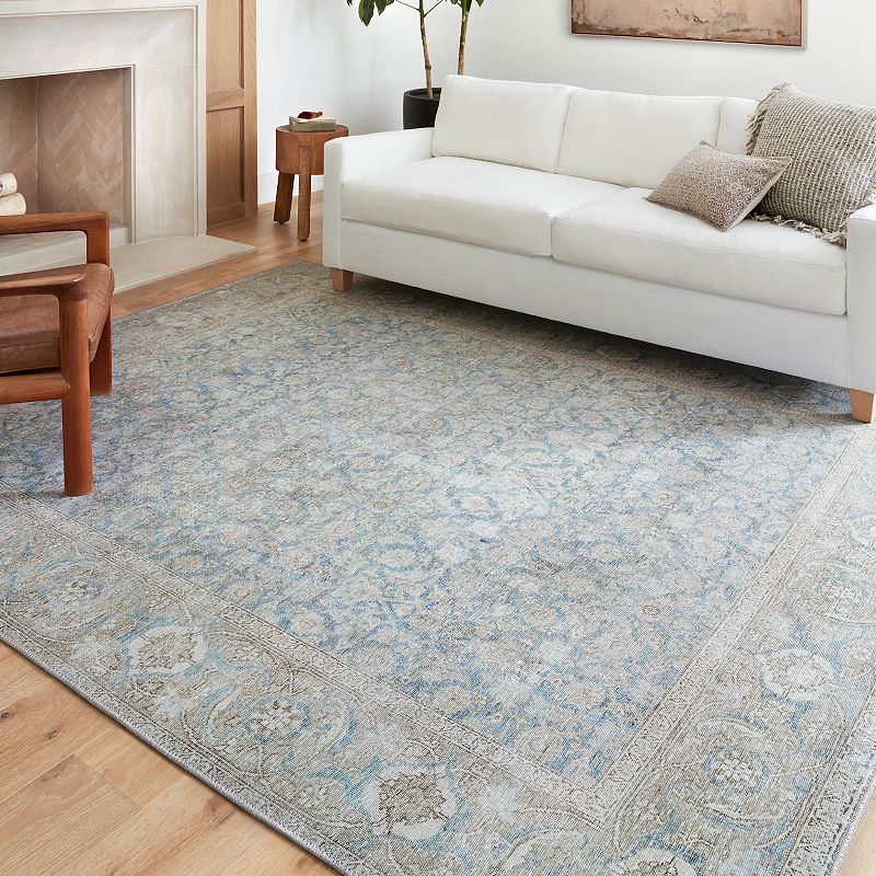 Loloi II Wynter Ocean Silver Accent or Area Rug