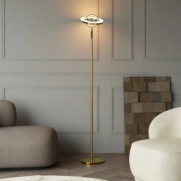 LED Floor Lamp with Adjustable Color Temperature and Remote Control