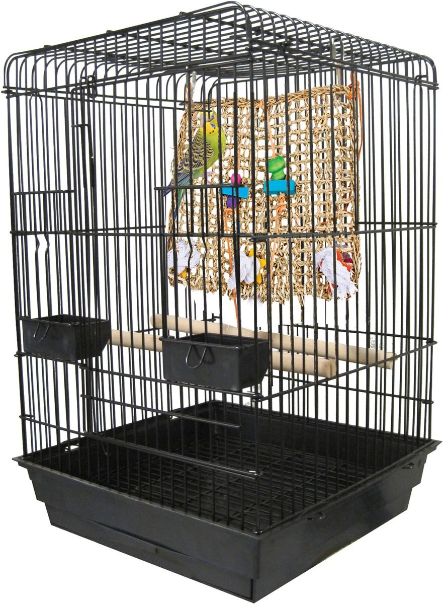 Bird Life Natural Weave Bird Cage Climbing Mat， 13.75 x 13.75-in