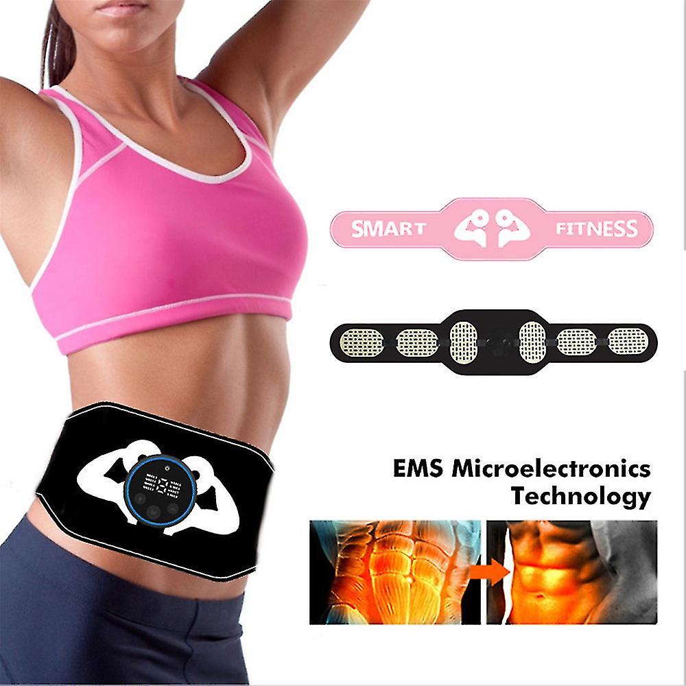 Abdominal Muscle Ems Stimulator Electric Massage Training Belt Smart Fitness Muscle Toning Trainer Massager