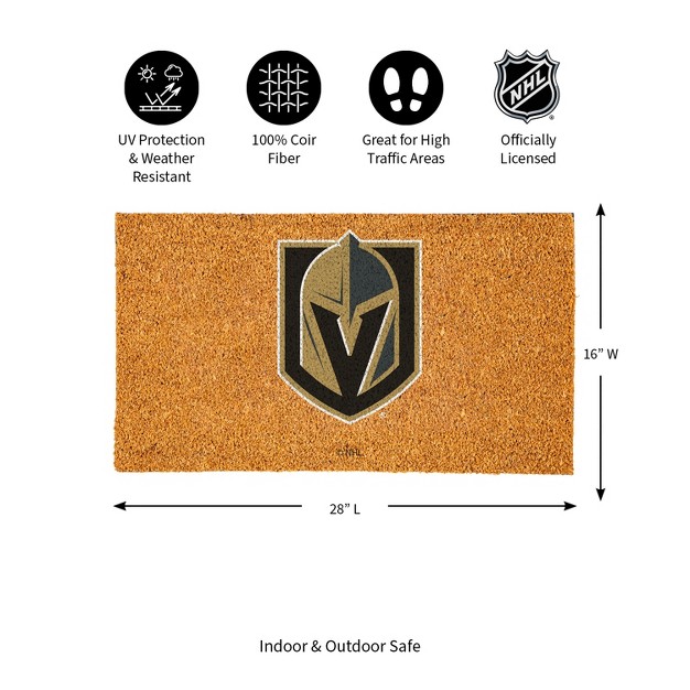 Coir Mat 16 quot x28 quot Vegas Golden Knights