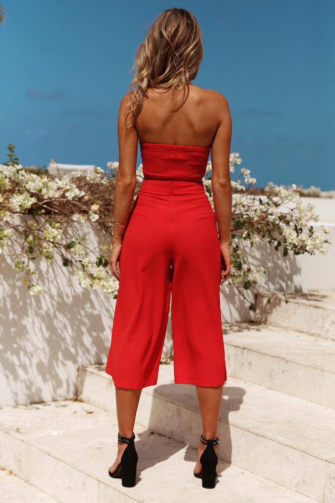 Grown Woman Pants Red