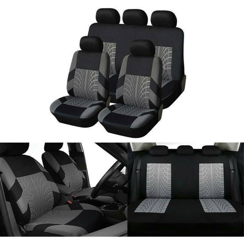 5 Seat Universal Car Seat Covers Protector Cushion Full Set， Breathable Pad for Cars Trucks SUV