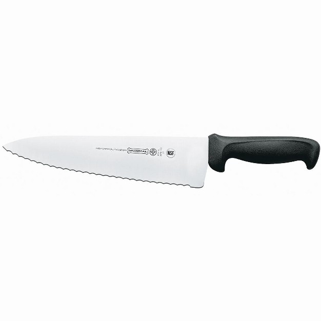 Mundial 5610 10e 10 inch Serrated Sandwich Knife Black Handle