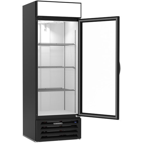 Beverage-Air MMR19HC-1 - Marketmax Swing Glass Door Merchandiser， One Door， Black