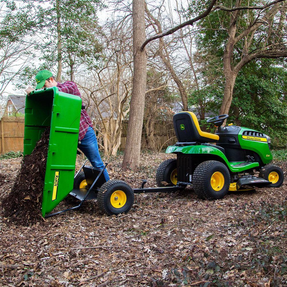 John Deere PCT-10PXJD 650 lbs. 10 cu. ft. Poly Cart with 180° Full Dump