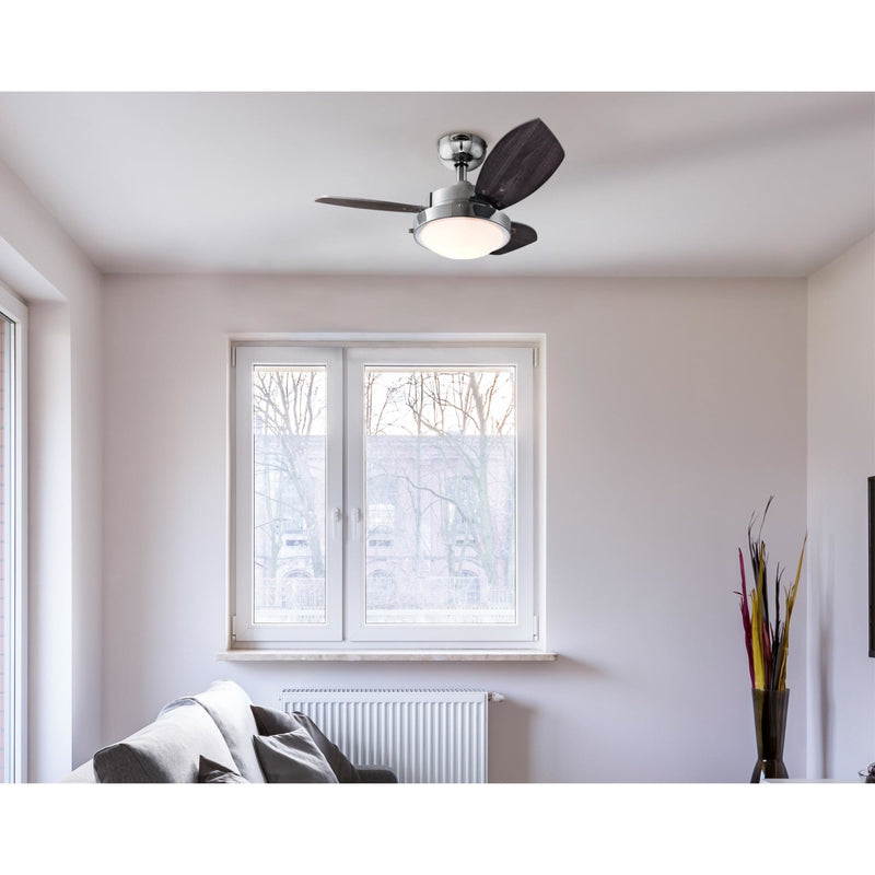 CEILING FAN CHROME 30