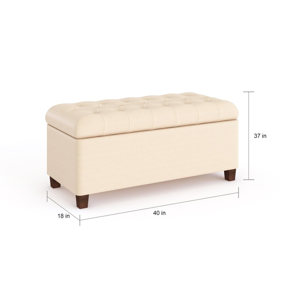 Copper Grove Ixora Tufted Storage Bench