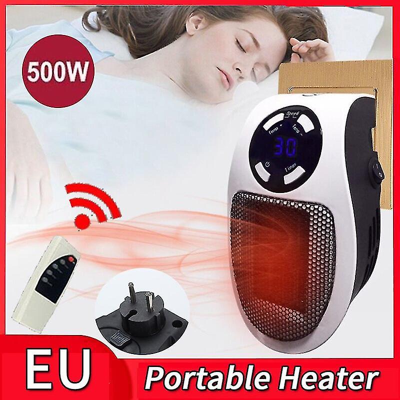 220v Mini Portable Fan Heater 500w Home Office Speed Heater Air Heater Suitable For Winter