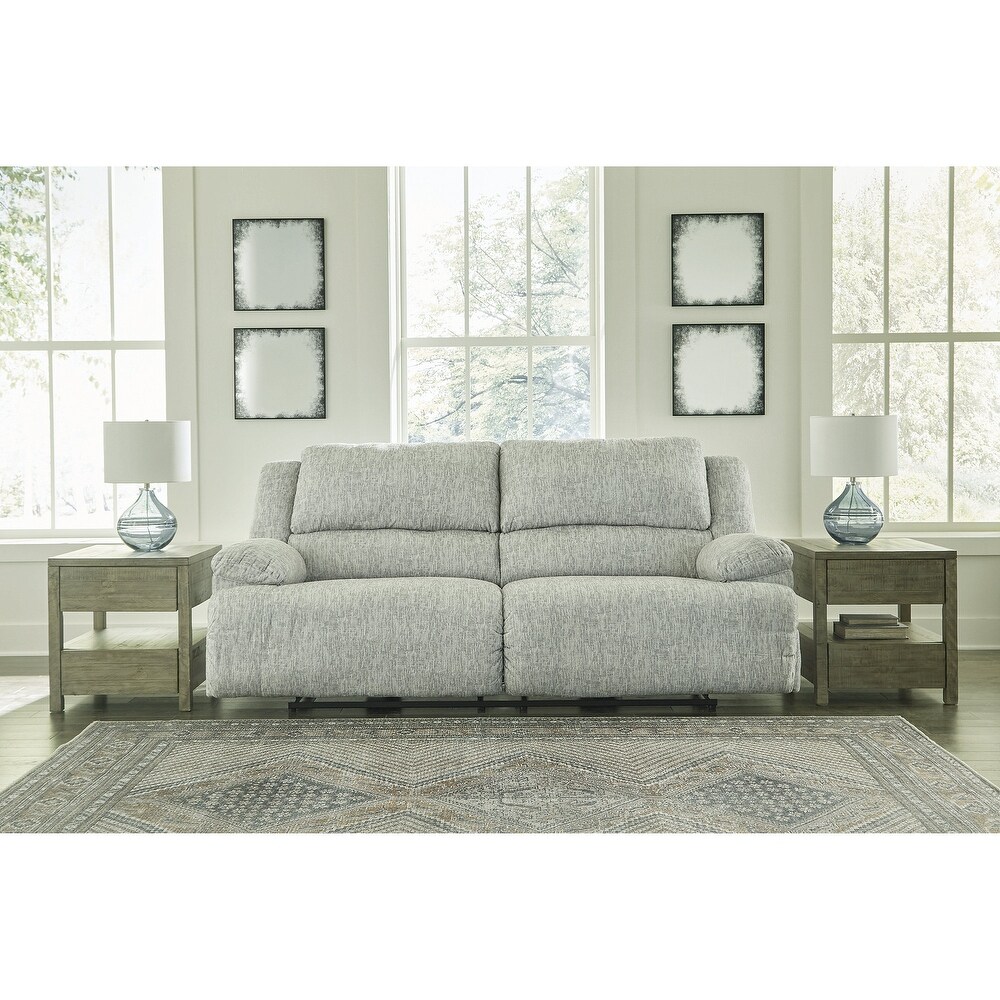 Signature Design by Ashley McClelland Gray 2 Seat Reclining Sofa   93\