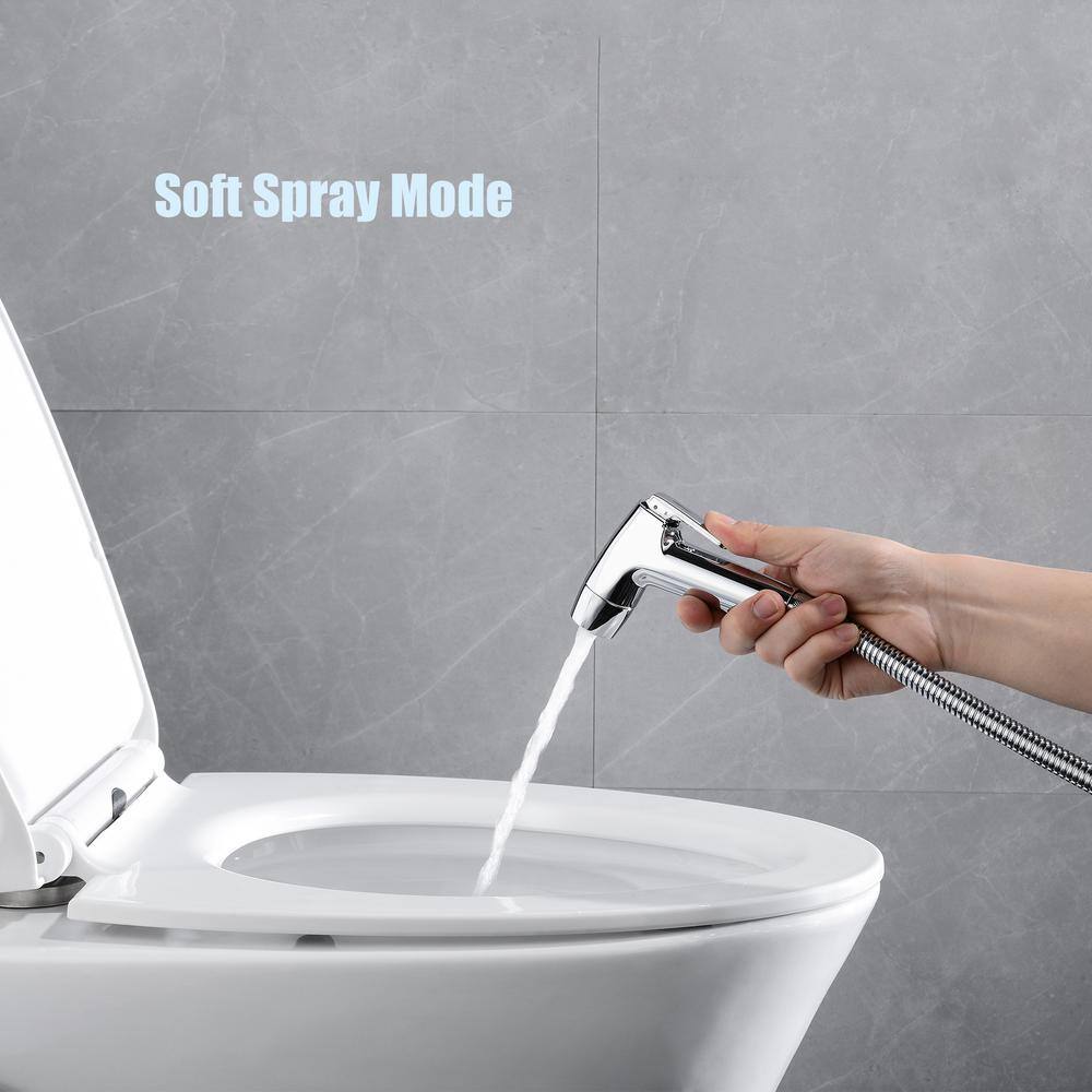 ruiling ABS Hand-held Bidet Toilet Sprayer Set in Silver ATK-186