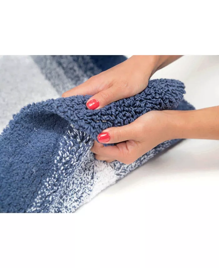 Chesapeake Whitney Ombre Reversible Bath Rug