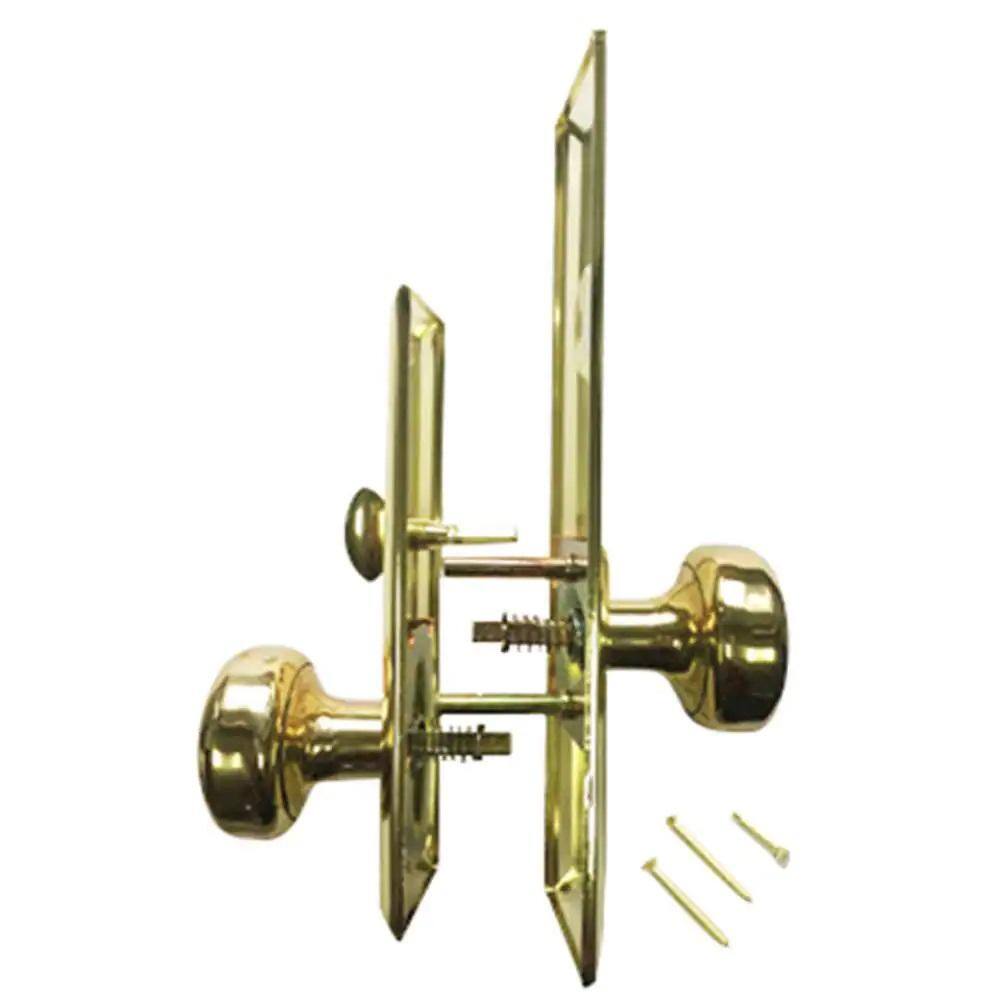 Premier Lock Brass Mortise Entry Right Hand Lock Set with 2.5 in. Backset and 2 SC1 Keys MR01