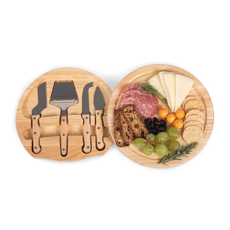 Picnic Time Seattle Mariners Circo Cheese Cutting Board and Tools Set