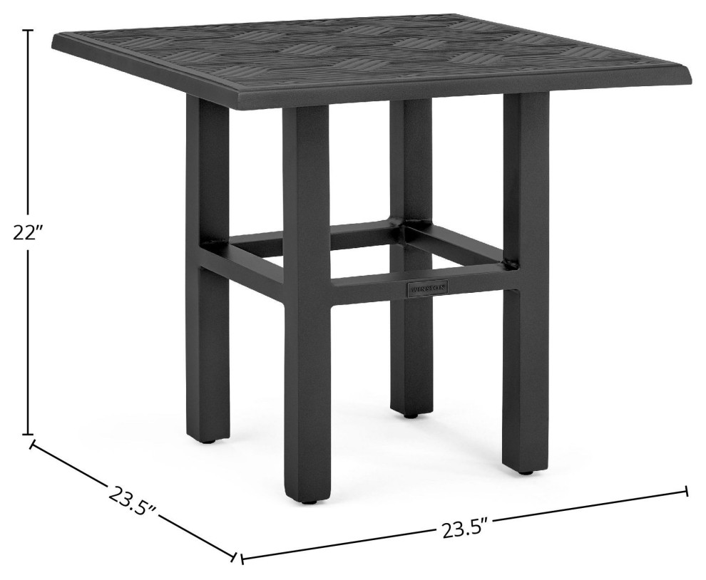 Merge 24 quotSquare Side Table   Transitional   Outdoor Side Tables   by Winston Furniture Company of Alabama  LLC  Houzz