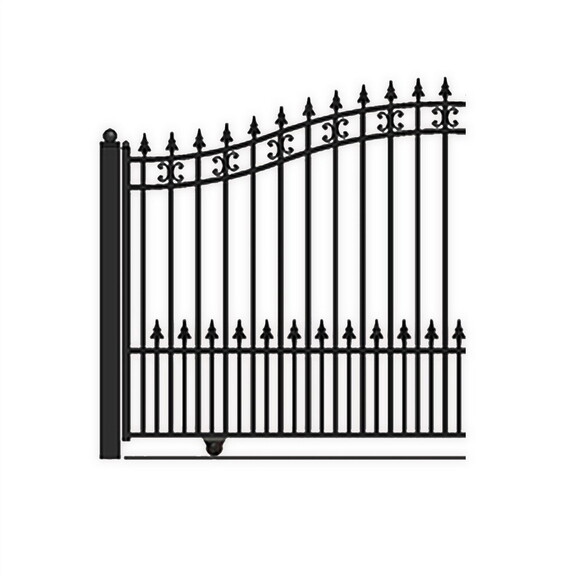 ALEKO DG16SPTSSL AP Steel Sliding Driveway Gate   ...