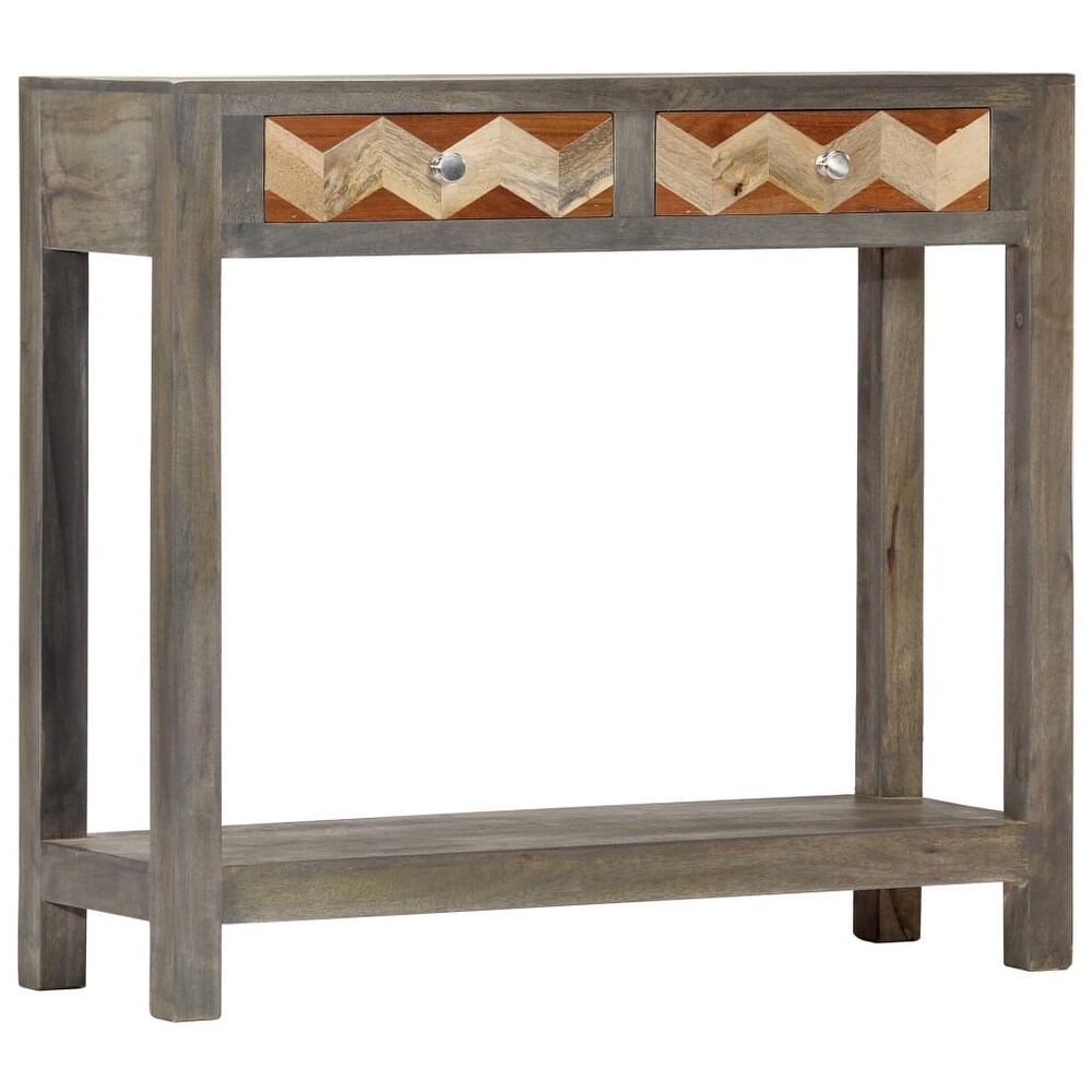 vidaXL Console Table Gray 33.9\