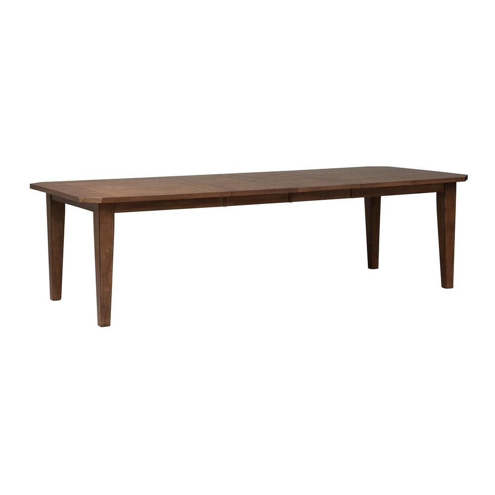 The Gray Barn Hearthstone Ridge Tobacco 7 Piece Rectangular Table Set