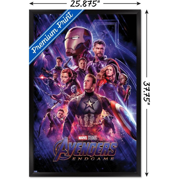 Trends International Marvel Cinematic Universe Avengers Endgame One Sheet Framed Wall Poster Prints