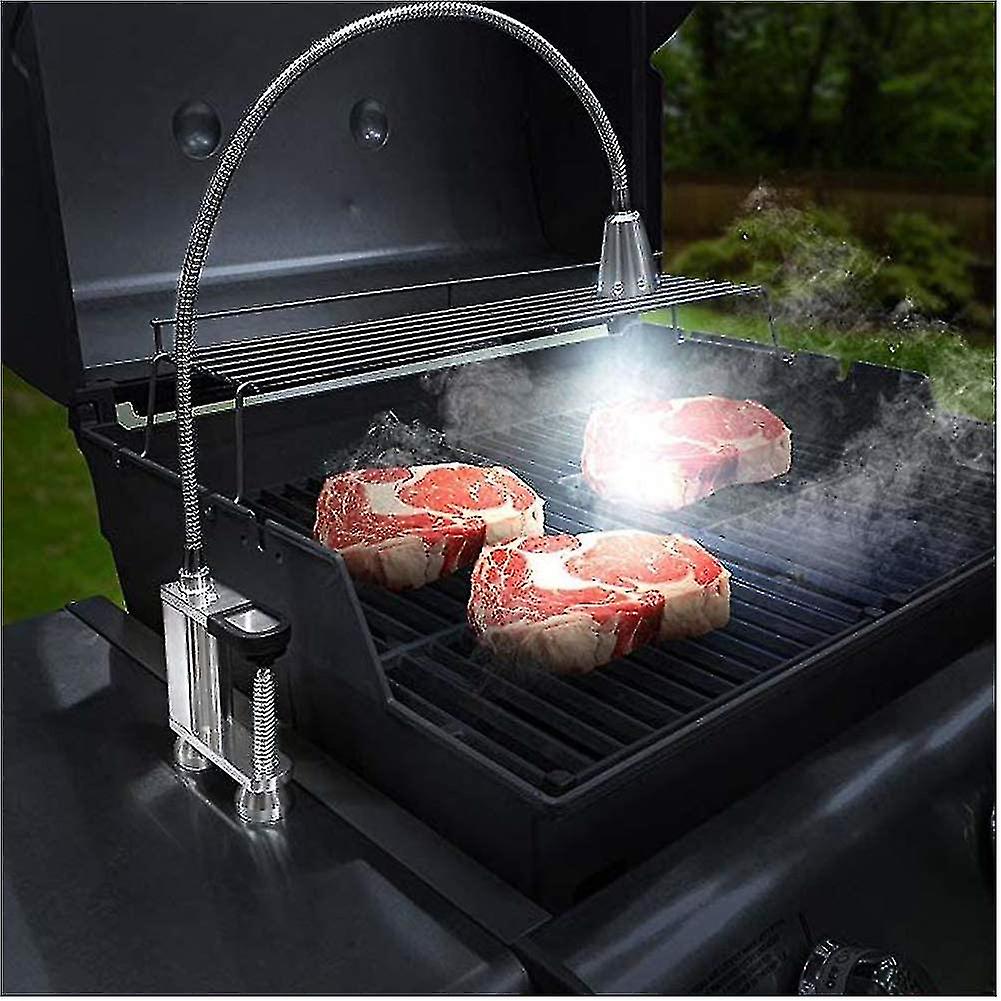 360 Magnetic Grill Light Bbq Grill Light Adjustable Led Flashlight Work Light Screw Fixing Tools