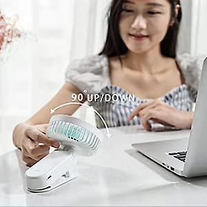 10.1cm Usb Desk Fan With Magnetic Clip， Table Fans， Mini Clip-on Fan， 3 Speed Portable Cooling Fan， Usb Powered Pram Fan， 180 Adjustable Usb Fan， Pers