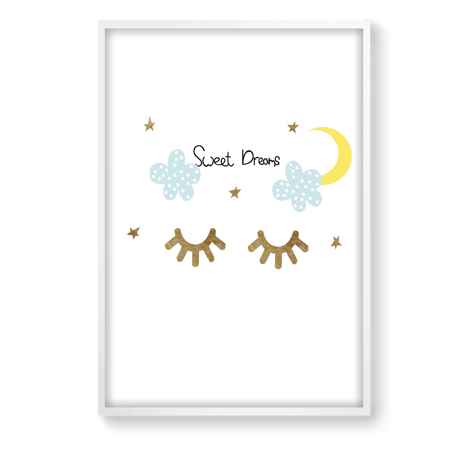 Sweet Dreams Framed Graphic Art Print  Soapr0005