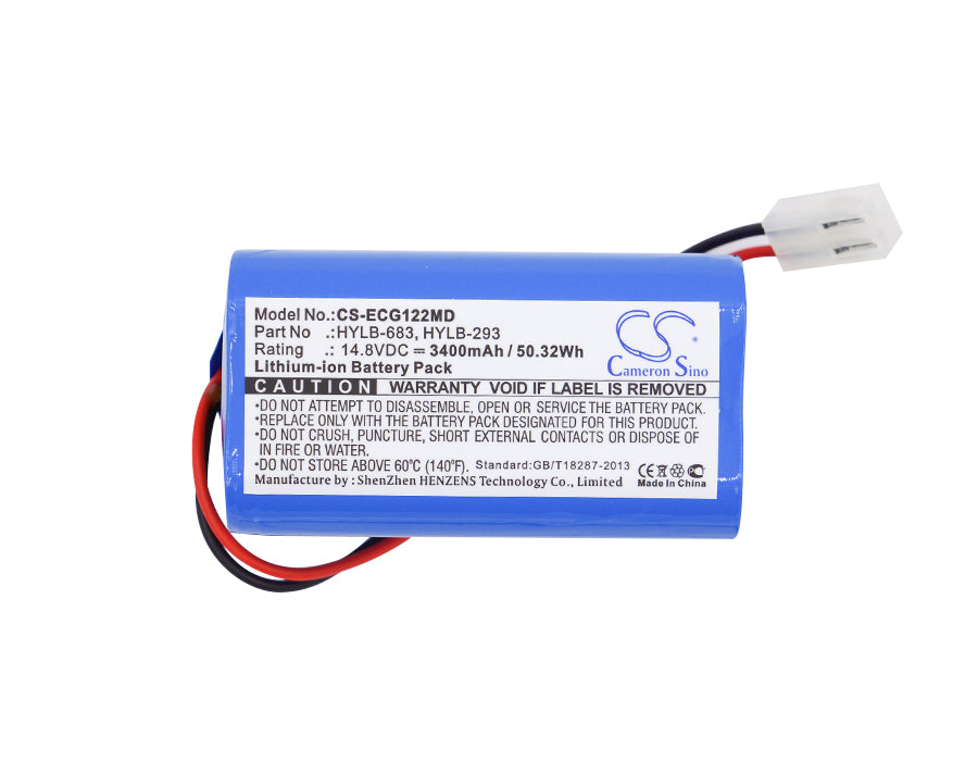 Biocare ECG1200 ECG1201 ECG1210 3400mAh Medical Replacement Battery BatteryClerkcom Medical