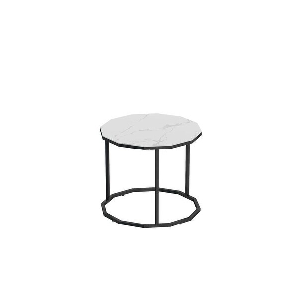 Nesting Coffee Tables Set of 2 for Living Room， Modern Accen