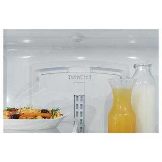 Cafe 22.2 cu. ft. Smart French Door Refrigerator with Hot Water Dispenser in Matte White Counter Depth and ENERGY STAR CYE22TP4MW2