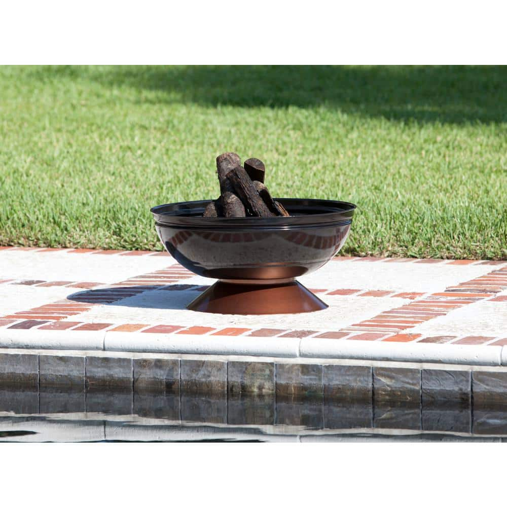 Fire Sense Degano 26 in. Round Steel Fire Pit 62242