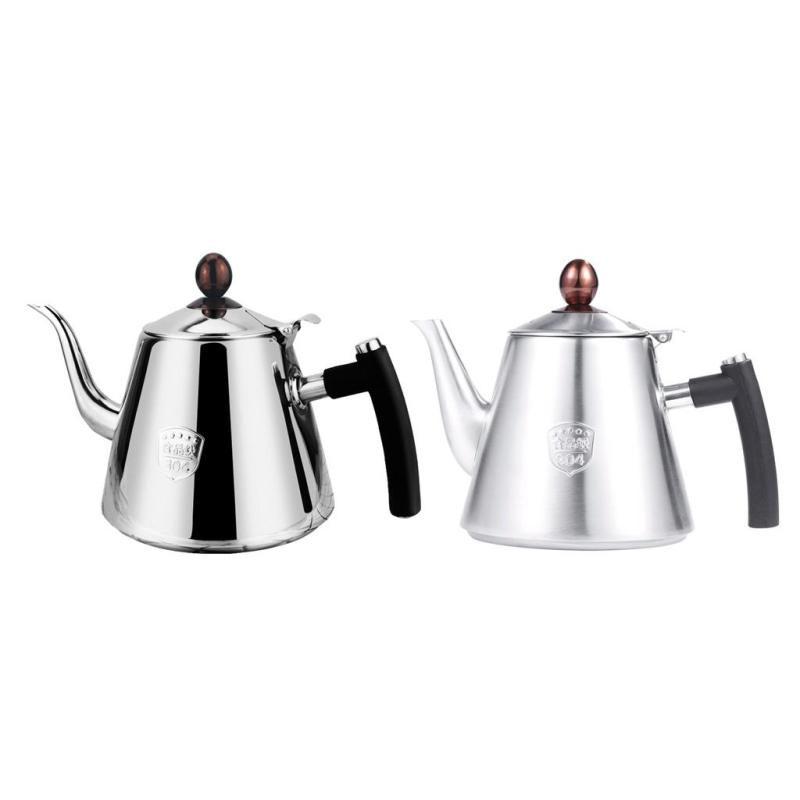 1.2L Stainless Steel Coffee Pot Teapot for Restaurant Or Home Kitchen Use - Polished