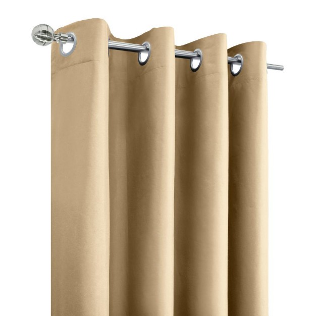 Thermaplus Alpine Blackout Premium Stylish And Functional Grommet Curtain Panel Taupe