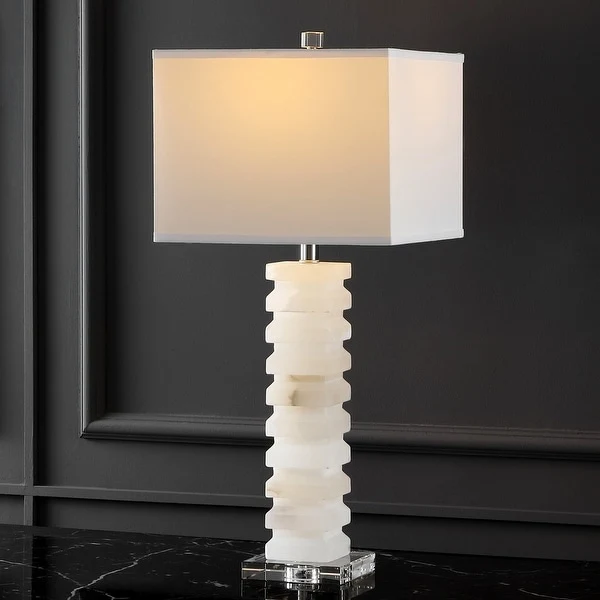 SAFAVIEH Couture Anita Alabasyer Table Lamp - 13 IN W x 13 IN D x 29 IN H