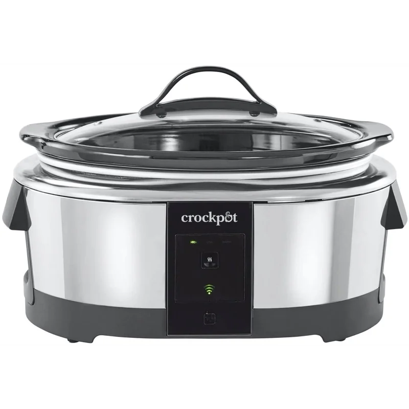 Crock-Pot 2139005 6 Qt. Connected Slow Cooker， Works with Alexa