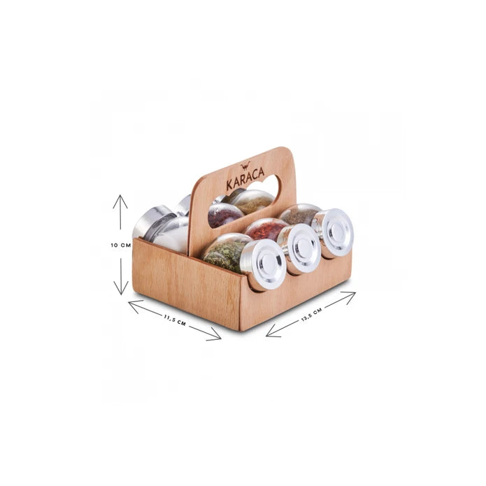 Karaca Casa 7 Piece Spice Rack / Spice Set 153.03.06.1530