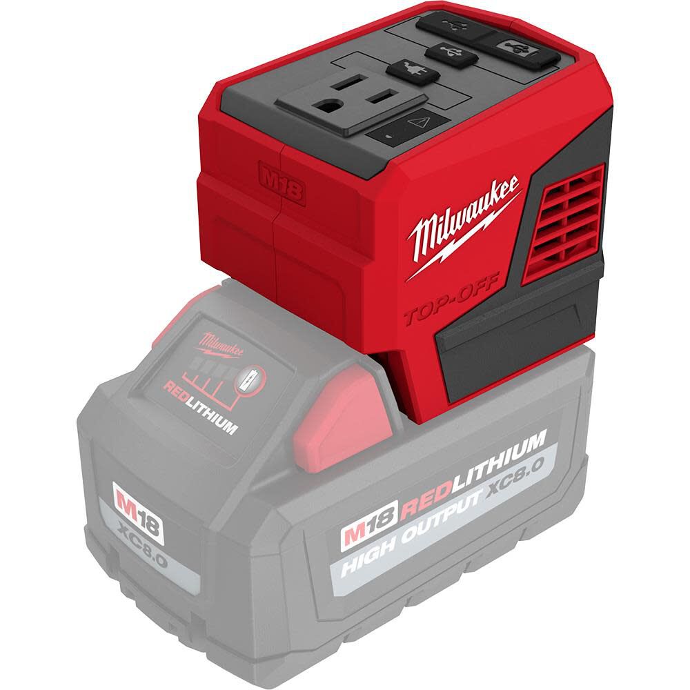 Milwaukee M18 TOP-OFF 175W Power Supply and M18 REDLITHIUM XC5.0 Battery Pack 2846-50 from Milwaukee