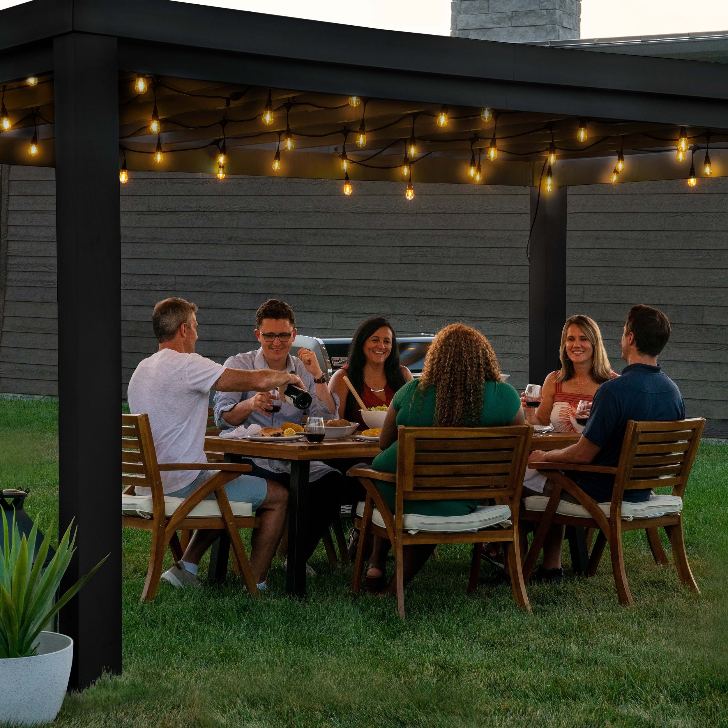 Backyard Discovery 16' x 12' Trenton Modern Steel Pergola