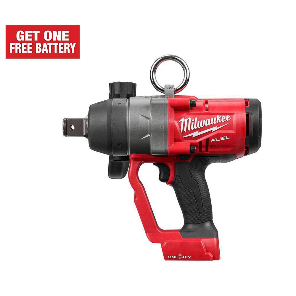 MW M18 ONE-KEY Fuel 18V Lithium-Ion Brushless Cordless 1 in. Impact Wrench with Friction Ring (Tool-Only) 2867-20