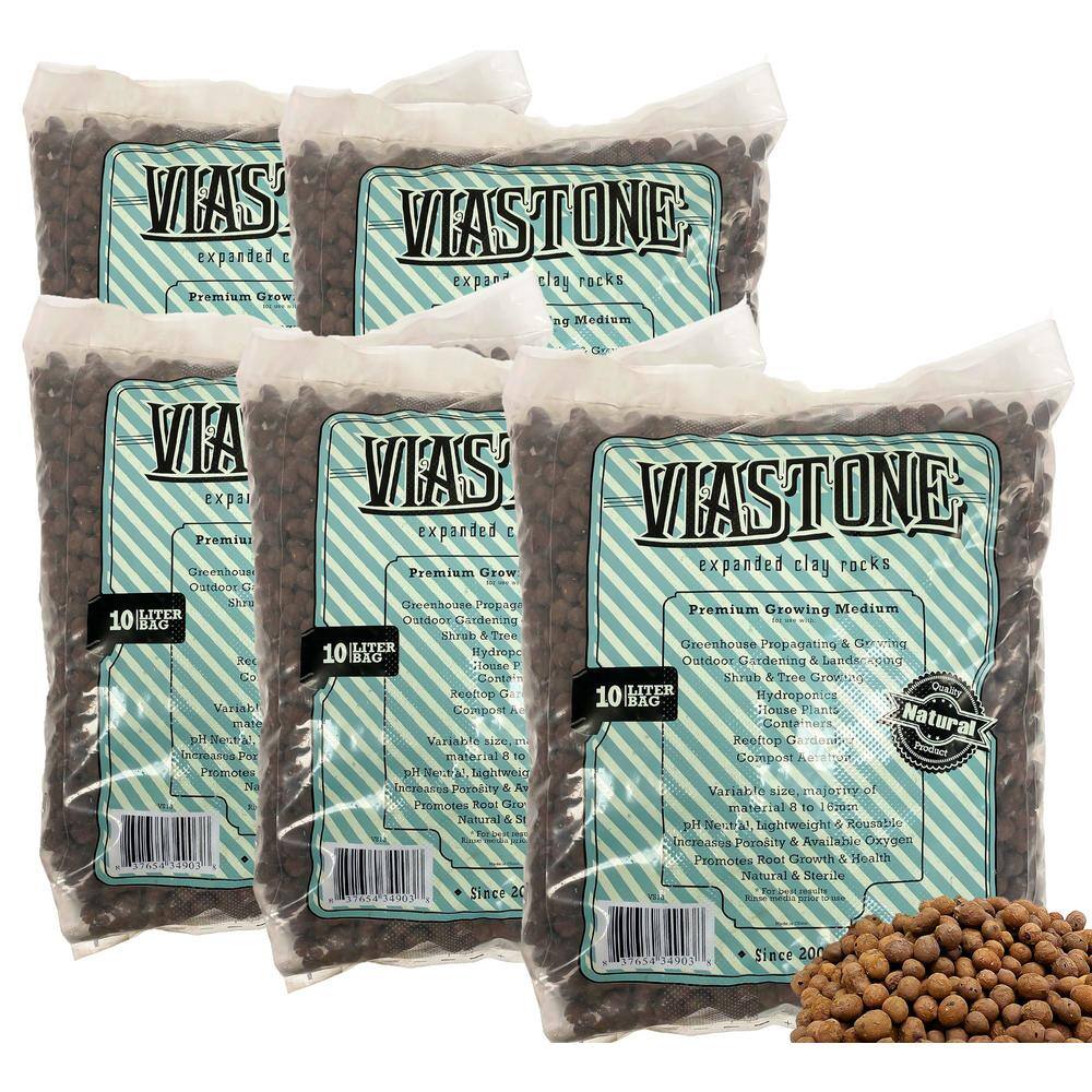 Viagrow 50 l Clay Grow Rocks (5-Pack of 10 l) VS10-5