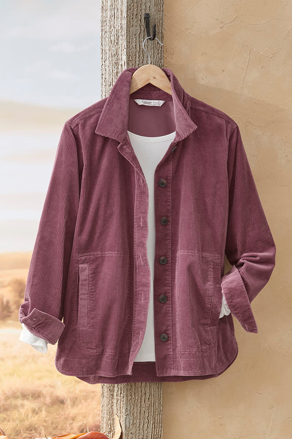 Braeburn Corduroy Shirt Jacket - Coldwater Creek