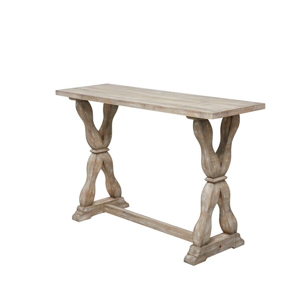 Brown Wood Farmhouse Console Table - 48 x 16 x 32