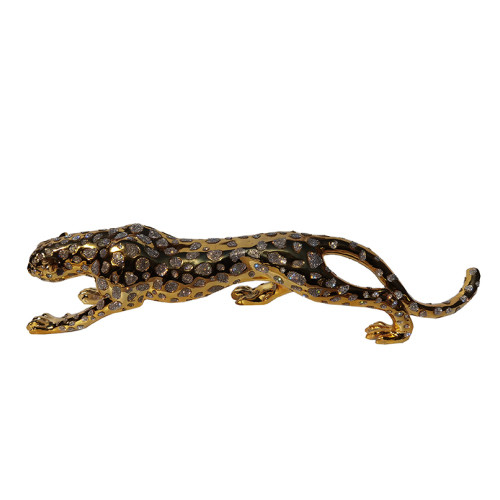 Ambrose Diamond Encrusted Gold Plated Panther (40...